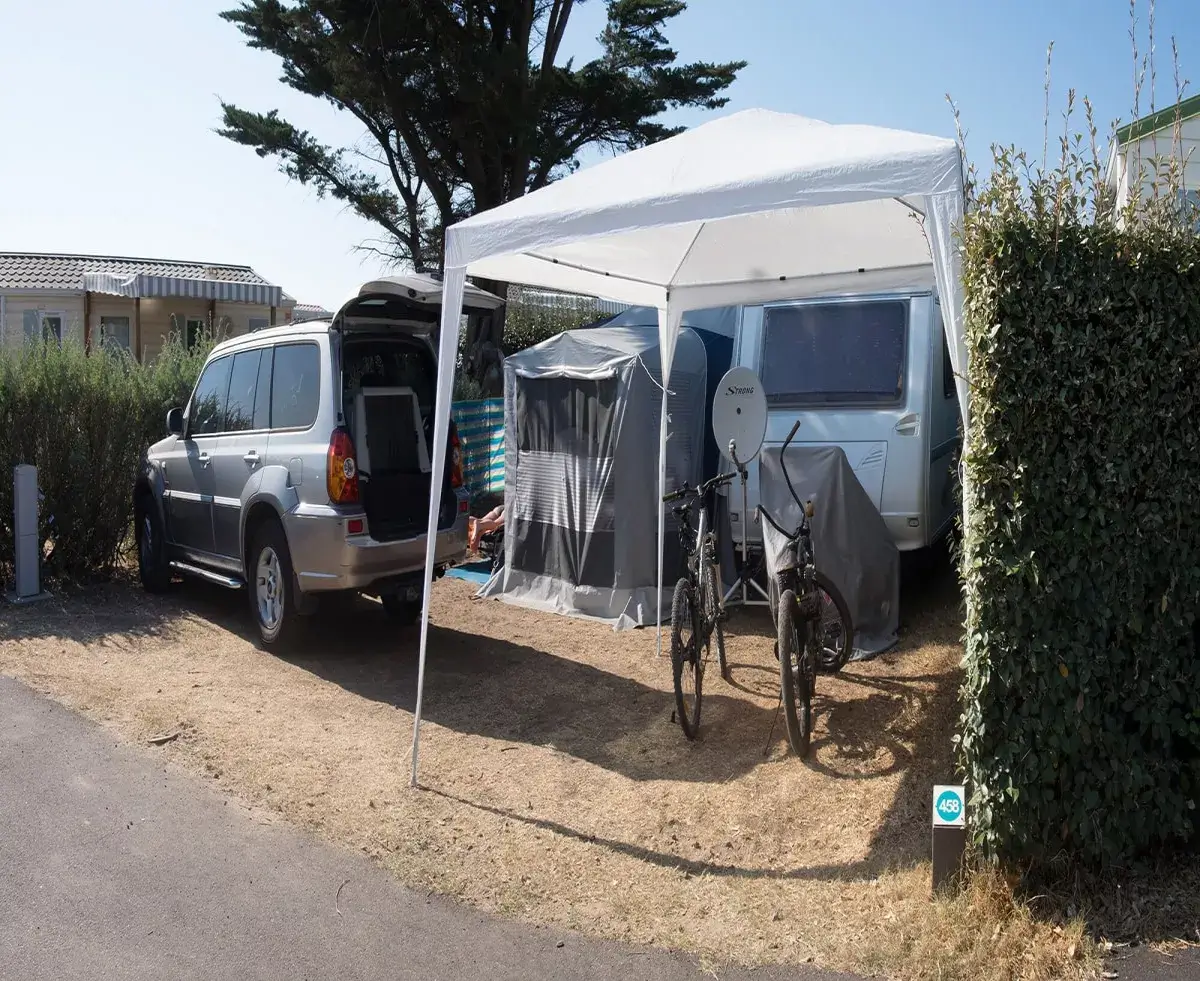 Emplacement caravane camping vendée